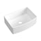 Kibi K2-SF30C, Undermount, Farmhouse/Apron Mount, Glossy White Finish K2-SF30C - alternate 1